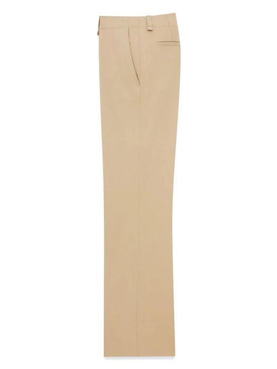  생로랑 스트레이트 팬츠 786680Y1A622965 Beige - SAINT LAURENT
