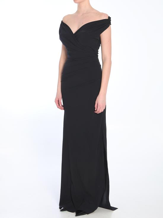 25SS 자크뮈스 롱 원피스 251DR237 BLACK - JACQUEMUS