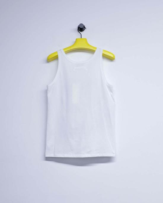  마르니 민소매 티셔츠 Marni Fawn 프린트 탱크탑 릴리 화이트 - MARNI