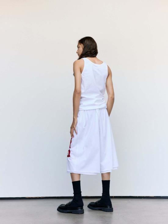  마르니 민소매 티셔츠 Marni Fawn 프린트 탱크탑 릴리 화이트 - MARNI