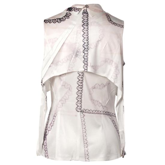 25SS YUEQI QI 민소매 티셔츠 GS010BW BLACK WHITE - OTHER BRANDS