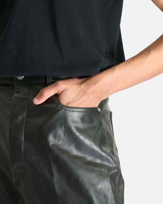  릭 오웬스 치노 팬츠 볼란 카고 팬츠 블랙 - RICK OWENS