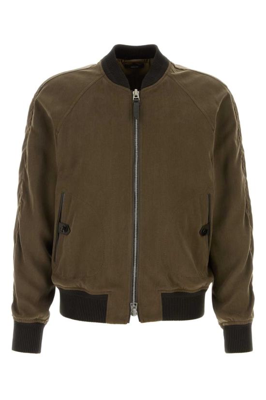 25SS 톰포드 봄버 자켓 OBS046FMT049S25 FG820 Green