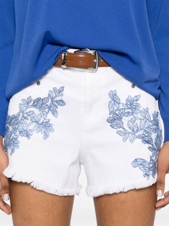 25SS 에르마노 피렌제 숏팬츠 D46EP086AP EJ1MFA50 White - ERMANNO FIRENZE