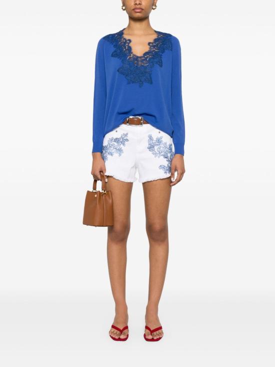 25SS 에르마노 피렌제 숏팬츠 D46EP086AP EJ1MFA50 White - ERMANNO FIRENZE