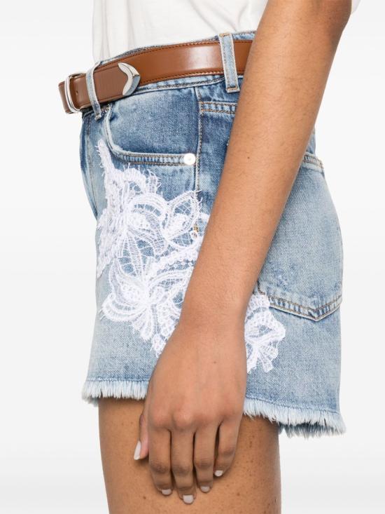 25SS 에르마노 피렌제 숏팬츠 D46EP085AP EJ0MF332 Clear Blue - ERMANNO FIRENZE