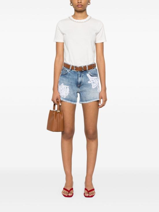 25SS 에르마노 피렌제 숏팬츠 D46EP085AP EJ0MF332 Clear Blue - ERMANNO FIRENZE