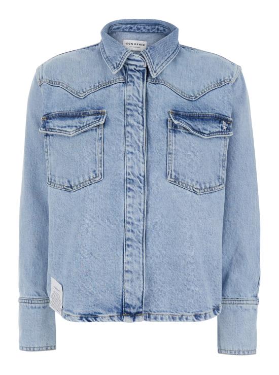 25SS 아이콘데님 블라우스/셔츠 NORAHID1000LIGHWH Light blue