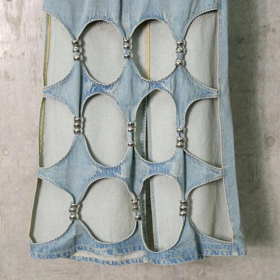 25SS YUEQI QI 블라우스 GS040BE BLUE - OTHER BRANDS