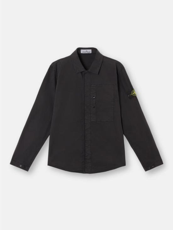 25SS 스톤 아일랜드 긴팔 셔츠 K1S151200033S0010V0029 BLACK DOM - STONE ISLAND