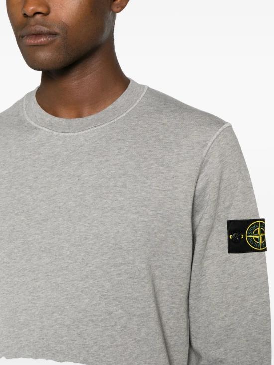 25SS 스톤 아일랜드 긴팔 티셔츠 K1S156100044S0051V0M64 MELANGE GRAY DOM - STONE ISLAND