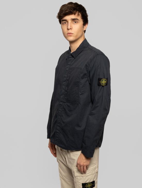 25SS 스톤 아일랜드 수피마 코튼 트윌 스트레치 셔츠 K1S151200033S0010V0020 NAVY DOM - STONE ISLAND