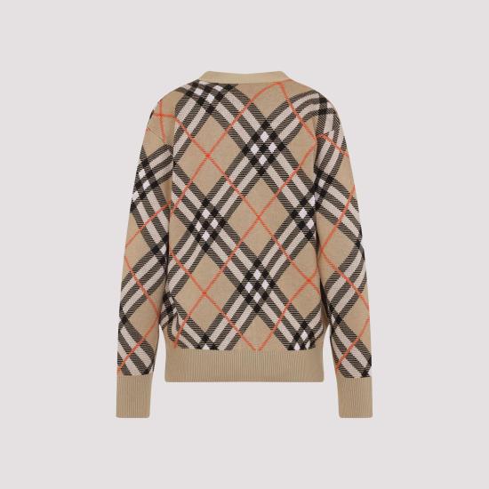 25SS 버버리 가디건 8093491 B9368 SAND IP CHECK NUDE NEUTRALS - BURBERRY