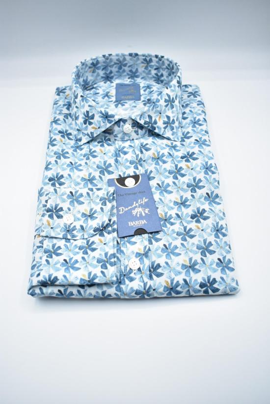 25SS 발바 긴팔 셔츠 LFU02P0147043 U NECK FIORI VERDE ACQUA