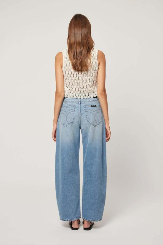  롤라스 데님 팬츠 지지 배럴 진 브래드 블루 - ROLLAS