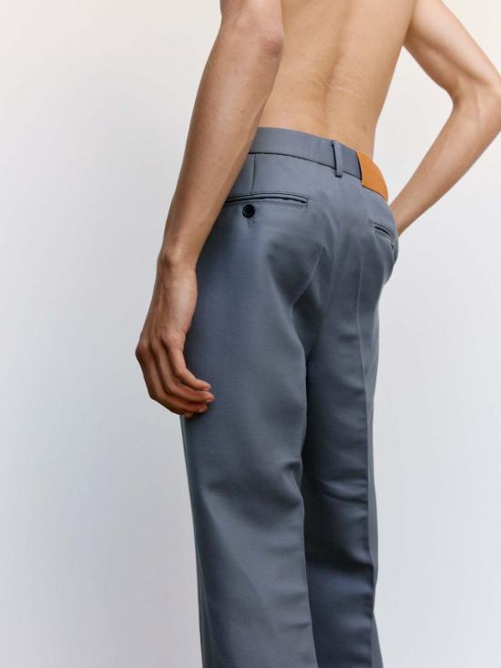  세컨드 레이어 스트레이트 팬츠 세컨드/레이어 주티 트라우저 그레이 - SECOND/LAYER