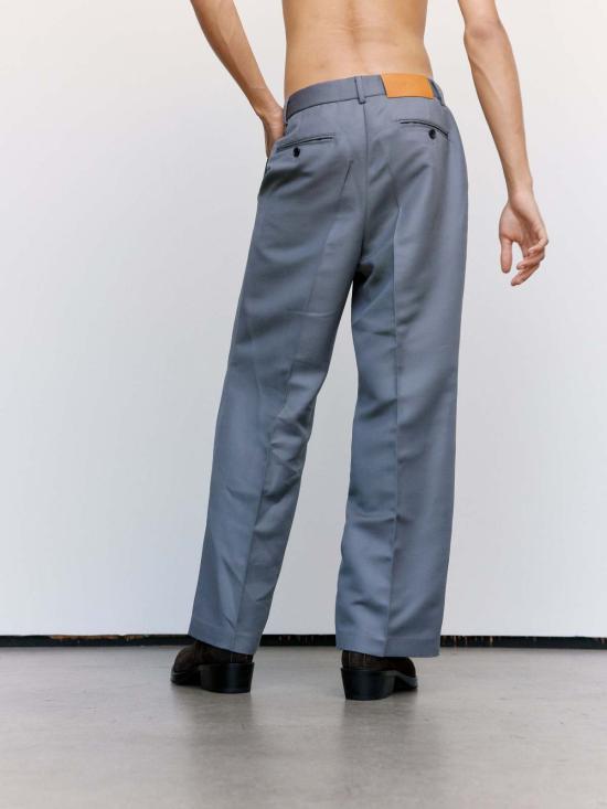  세컨드 레이어 스트레이트 팬츠 세컨드/레이어 주티 트라우저 그레이 - SECOND/LAYER