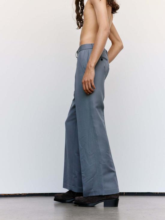  세컨드 레이어 스트레이트 팬츠 세컨드/레이어 주티 트라우저 그레이 - SECOND/LAYER