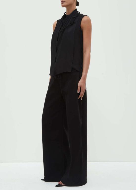  크리스티앙 뵈이넝스 블라우스 Christian Wijnants 토루 탑 블랙 - CHRISTIAN WIJNANTS