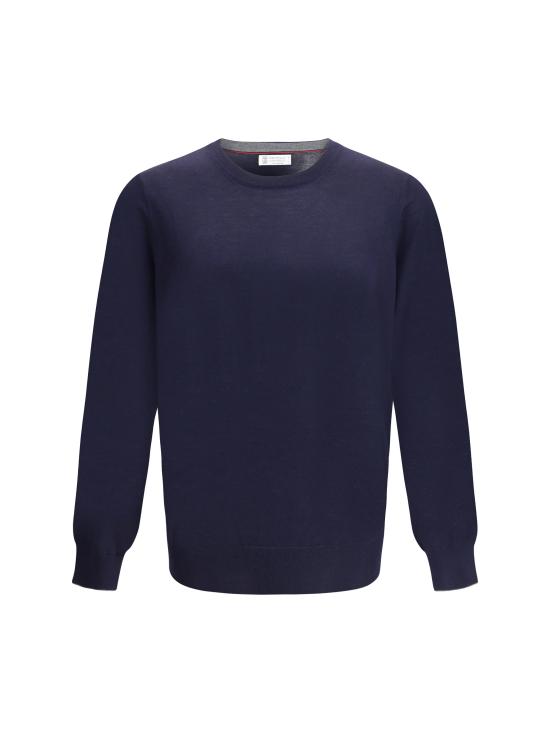 25SS 브루넬로 쿠치넬리 스웨터 M2300100 CW425 BLUE