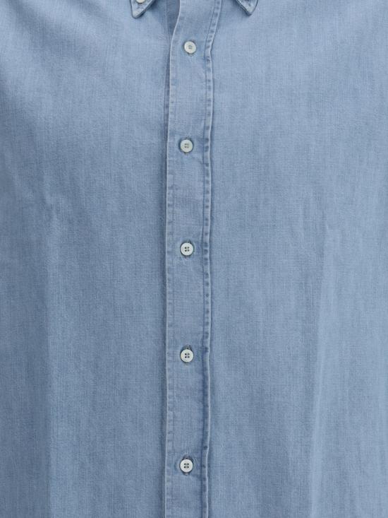 25SS 브루넬로 쿠치넬리 긴팔 셔츠 MH1921716 C8331 LIGHT BLUE