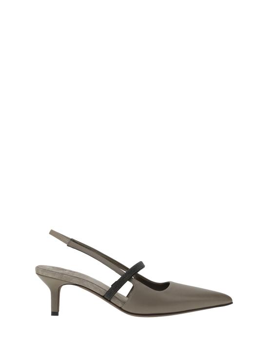 25SS 브루넬로 쿠치넬리 힐/펌프스 MZSKC2715 C5859 GREY