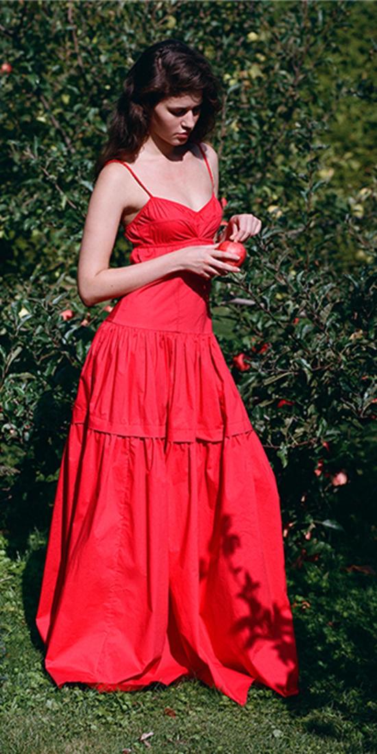  안나 옥토버 롱 원피스 Anna October Yulitta 맥시 드레스 레드 - ANNA OCTOBER