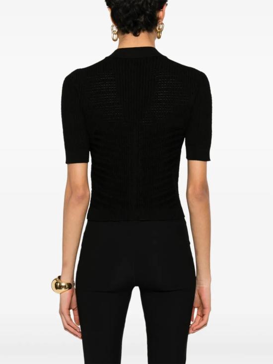 25SS 발망 가디건 EF0KL225KI42 0PA 0PA NOIR - BALMAIN