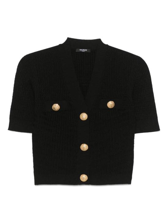 25SS 발망 가디건 EF0KL225KI42 0PA 0PA NOIR