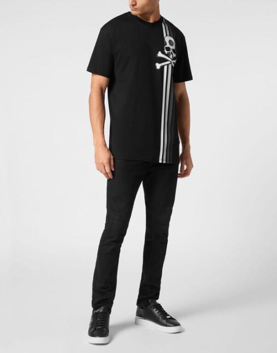 25SS 필립 플레인 반팔 티셔츠 MTK8111 PJY002N 02 0201 Black - PHILIPP PLEIN