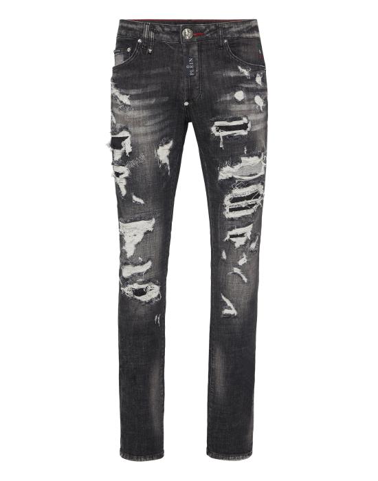 25SS 필립 플레인 데님 팬츠 MDT4011 PDE004N 02 02RX Riot black