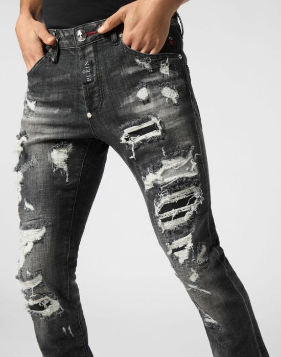 25SS 필립 플레인 데님 팬츠 MDT4011 PDE004N 02 02RX Riot black - PHILIPP PLEIN