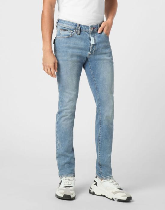 25SS 필립 플레인 데님 팬츠 MDT4011 PDE004N 02 13MI Salt n pepa - PHILIPP PLEIN