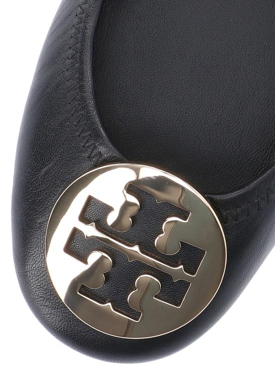 25SS 토리버치 플랫 슈즈 50393 013 Black - TORY BURCH