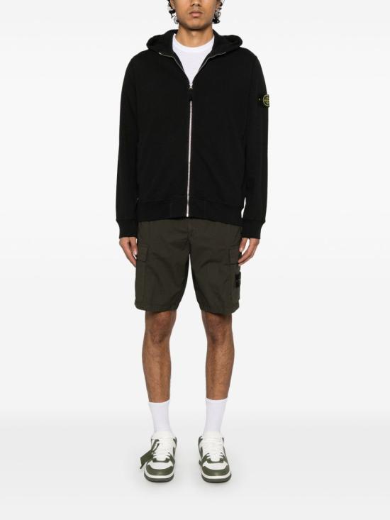 25SS 스톤 아일랜드 후드 티셔츠 K1S156100021 S0060V0029 Black - STONE ISLAND