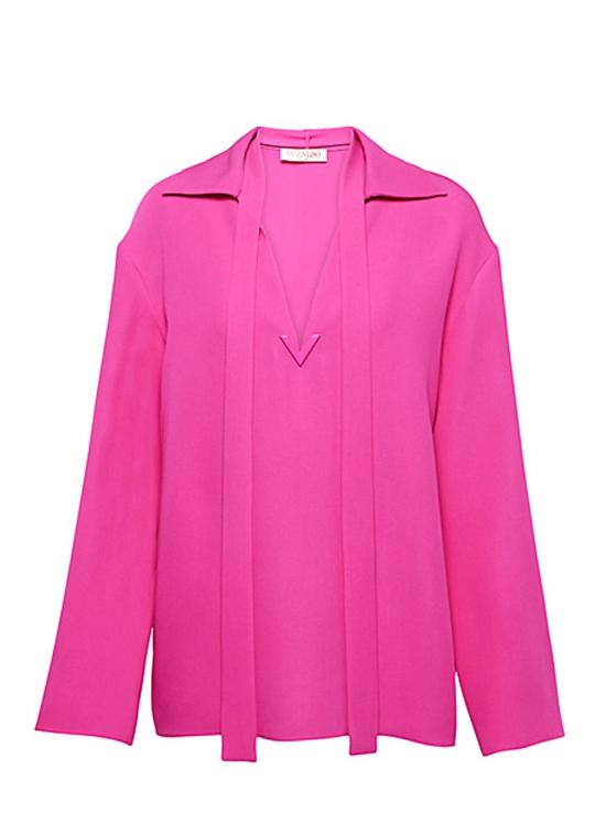  발렌티노 가라바니 긴팔 티셔츠 4B3AE9451MM Purple - VALENTINO GARAVANI