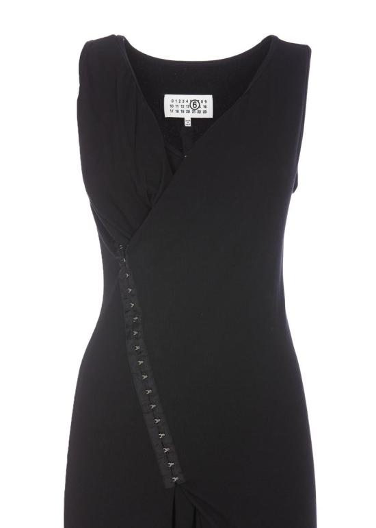 25SS MM6 메종마르지엘라 원피스 S52CT0786M20054900 Black - MM6 MAISON MARGIELA