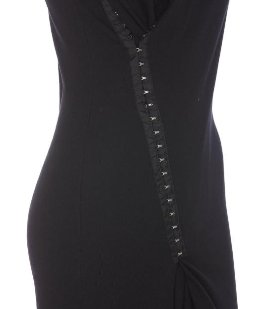 25SS MM6 메종마르지엘라 원피스 S52CT0786M20054900 Black - MM6 MAISON MARGIELA