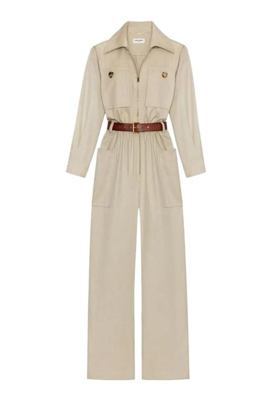 24FW 생로랑 의류 785813 Y9I22 SAINT LAURENT DONNA Beige