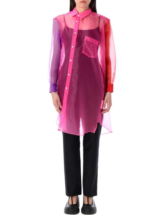 25SS Comme Des Garçons Woman 블라우스 25PGOB011051 1 PINK RED PURPLE