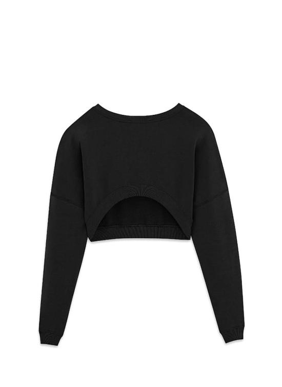  생로랑 스웨터 770879Y36SW Black - SAINT LAURENT