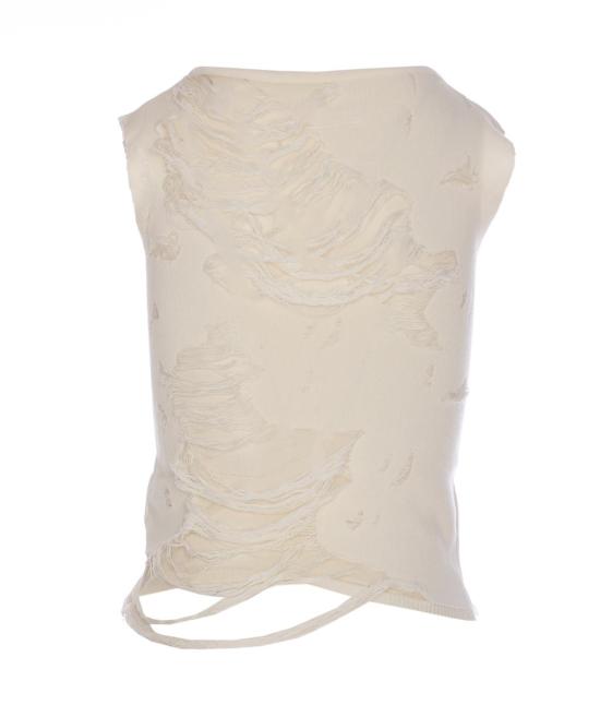 25SS MM6 메종마르지엘라 긴팔 티셔츠 S62NC0169M13121101 WHITE - MM6 MAISON MARGIELA