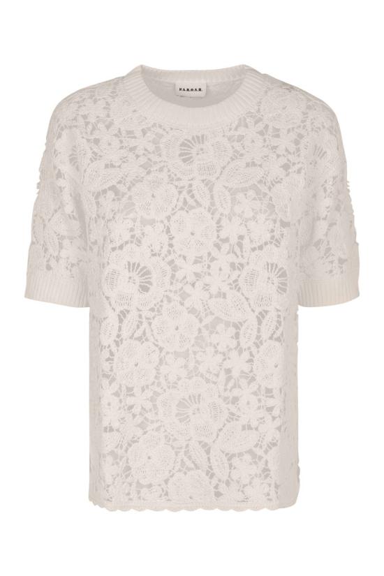 25SS 파로쉬 반팔 티셔츠 D540845COPPER 002 WHITE