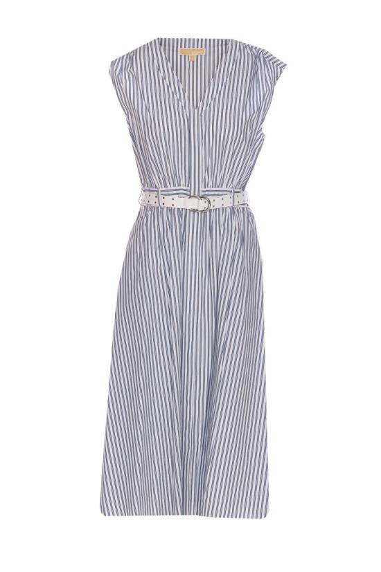 25SS 마이클 코어스 미디 원피스 MS5830KHJ7409 BLUE