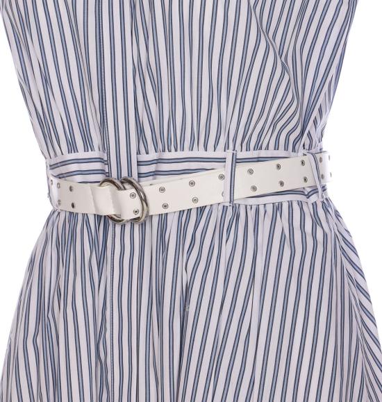 25SS 마이클 코어스 미디 원피스 MS5830KHJ7409 BLUE - MICHAEL KORS