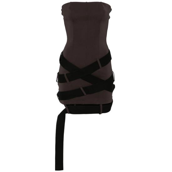 25SS 디 아티코 숏 원피스 250WCA00425 VVV096AA 204 BROWN