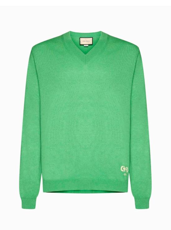 24FW 구찌 스웨터 729489XKC0M Green - GUCCI