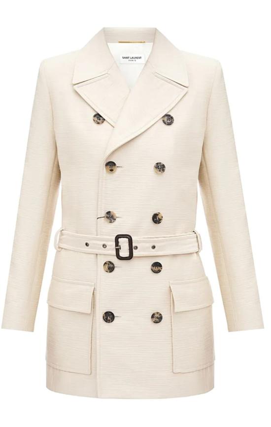 24FW 생로랑 의류 778548 Y3I85 SAINT LAURENT DONNA White