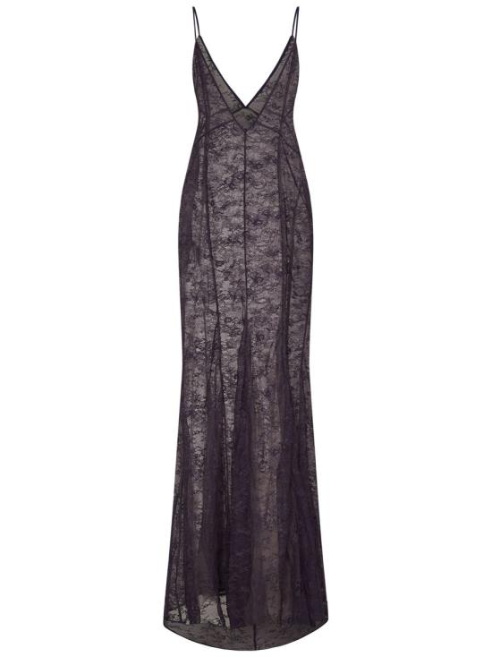 25SS 디 아티코 롱 원피스 250WCW00225PAA083A851 PURPLE - THE ATTICO