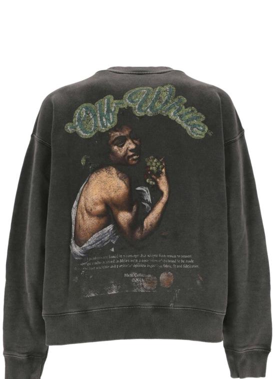  오프화이트 스웨터 OMBA054S24FLE0111055 Grey - OFF WHITE